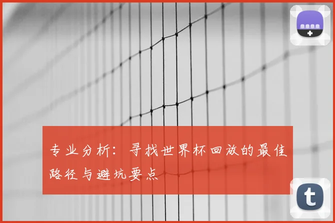 专业分析:寻找世界杯回放的最佳路径与避坑要点